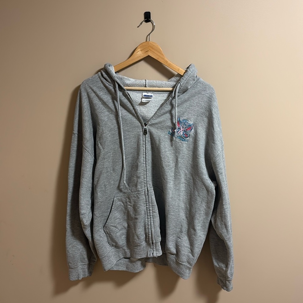 Vintage Gildan zip up